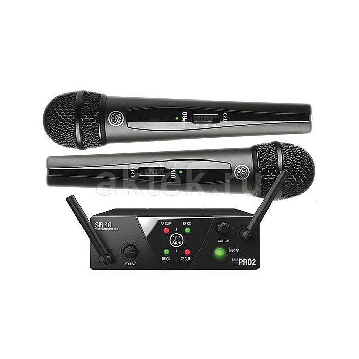 Комплект 2 радиомикрофона AKG WMS40 Mini2 Vocal Set US45AC 2