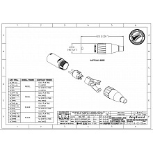 Разъем XLR AMPHENOL AC3MM 2