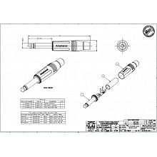 Разъем джек AMPHENOL ACPM-GB 2