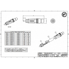 Разъем RCA AMPHENOL ACPRSRD 2