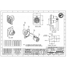 Разъем XLR AMPHENOL AP421 2