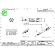 Разъем миниджек AMPHENOL KS3PB 2