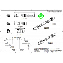 Разъем Speakon AMPHENOL SP2FS 2