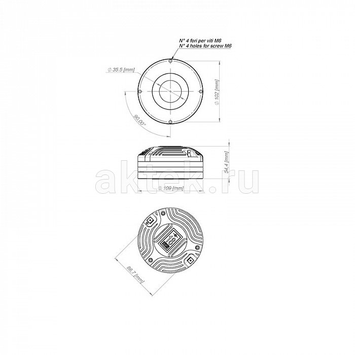 Драйвер EIGHTEEN SOUND ND3T/8 4