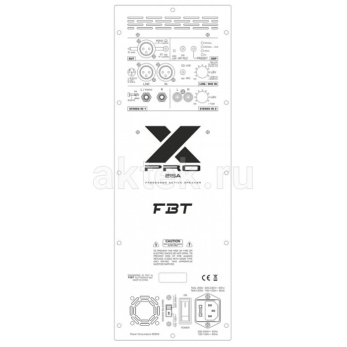 Активная профессиональная акустическая система FBT X-PRO 215A 2