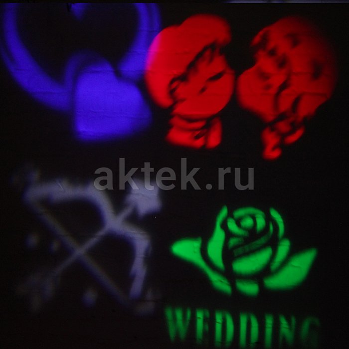 Уличная подсветка Garden Led Gobo 5 сменных слайдов с рисунками 10
