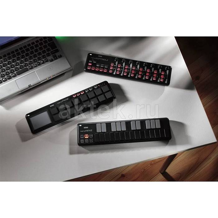 Портативный MIDI-контроллер KORG NANOKEY2-BK 2