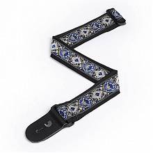 Ремень для гитары D’Addario 50J00 50MM JAQUARD - BLUE 2