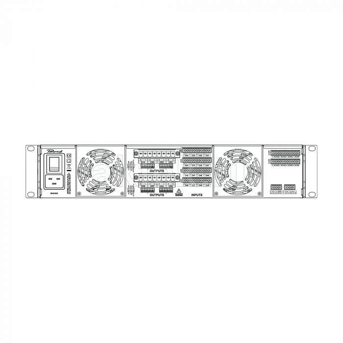 Усилитель мощности POWERSOFT Ottocanali 1204 DSP+D 2