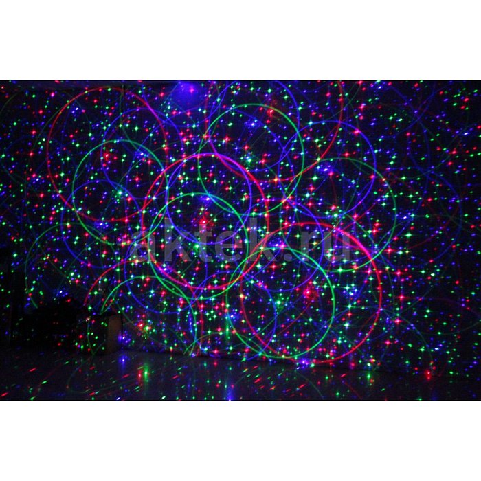 Новогодняя уличная лазерная подсветка SkyDisco Garden RGB 50 Triplex 10