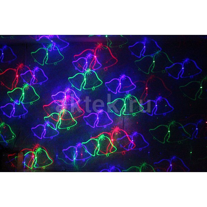Новогодняя уличная лазерная подсветка SkyDisco Garden RGB 50 Triplex 17