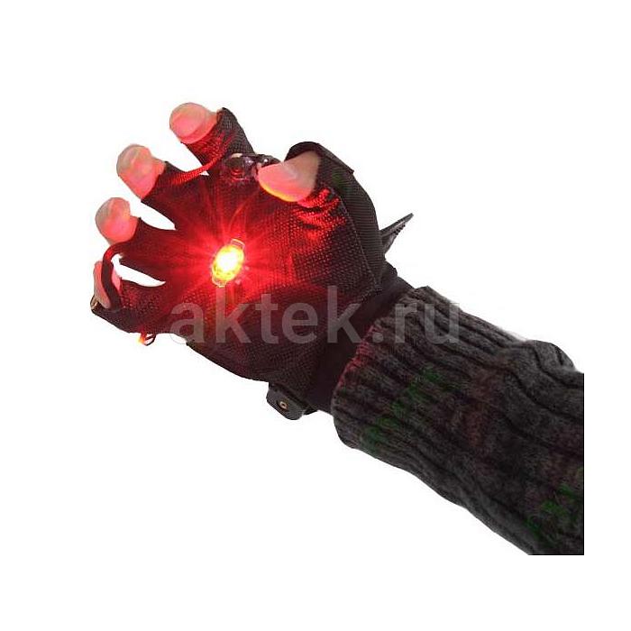 Лазерная перчатка SkyDisco Laser Gloves Red Левая 2