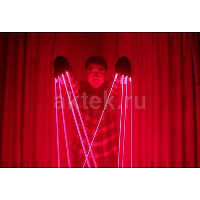 Лазерная перчатка SkyDisco Laser Gloves Red Левая 4