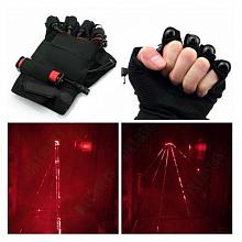 Лазерная перчатка Sky Disco Laser Gloves Red Left