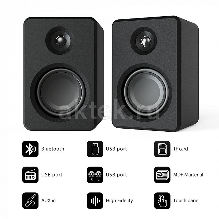 Акустическая система SkyDisco DS-2019 Black 45W 12