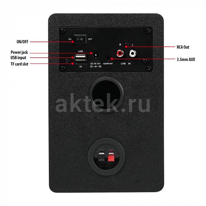 Акустическая система SkyDisco DS-2019 Black 45W 14