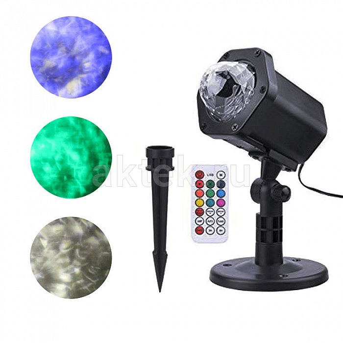 Уличная подсветка SkyDisco Garden Led Water с проекцией течения воды 4