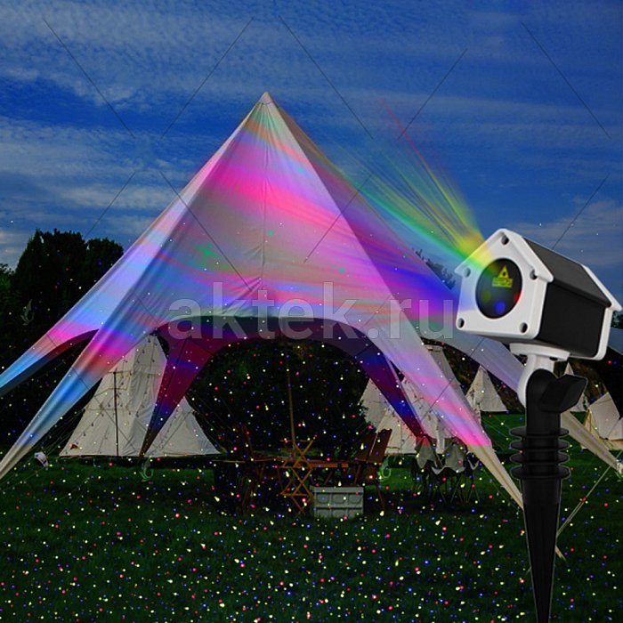 Новогодняя уличная лазерная подсветка SkyDisco Garden RGB 50 7