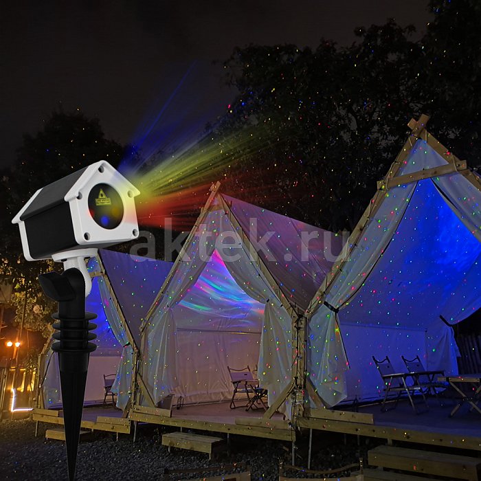 Новогодняя уличная лазерная подсветка SkyDisco Garden RGB 50 9