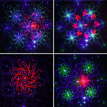 Лазерная цветомузыка на аккумуляторе SkyDisco Laser Cube New RGB 3