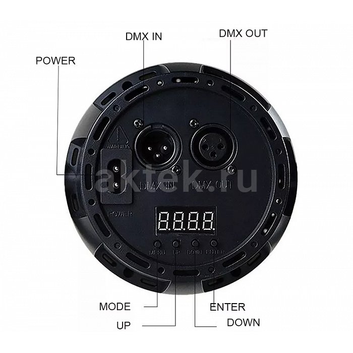 Ультрафиолетовый прожектор SkyDisco LED PAR36 UV 2