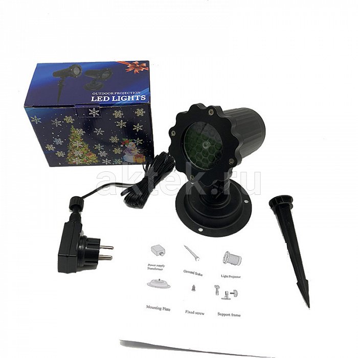 Уличная подсветка SkyDisco Led Snow Mini белые снежинки 6