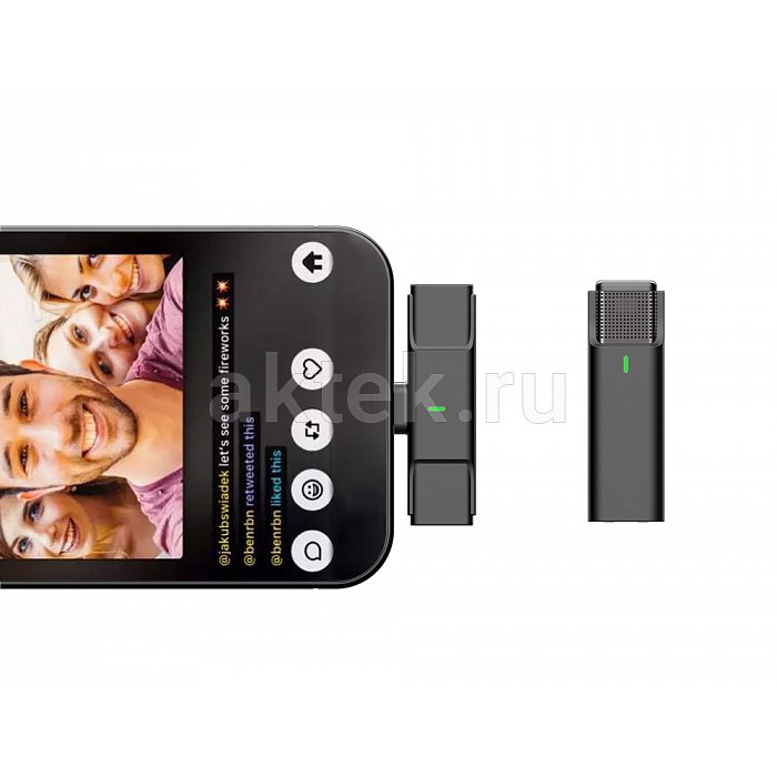 Комплект из двух беспроводных петличных микрофонов для IPhone SkyDisco MIC-CAM22 7