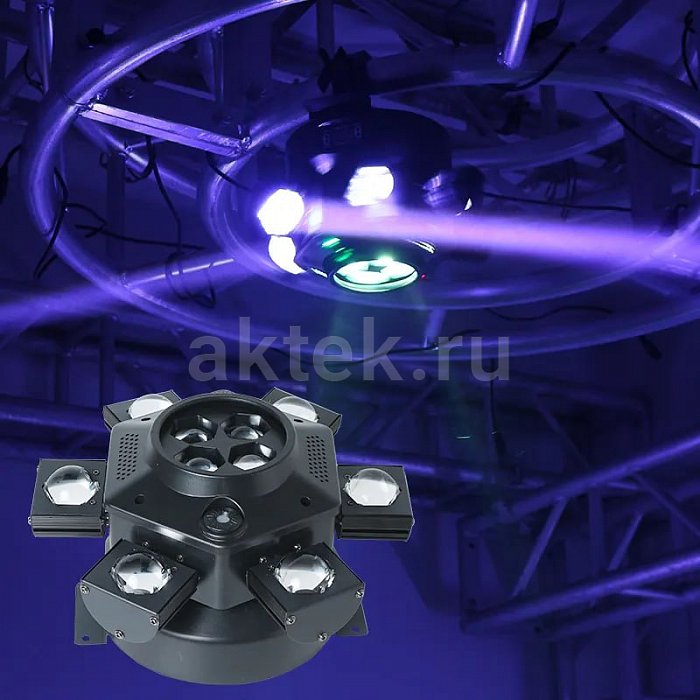 Вращающаяся голова с комбинированным эффектом SkyDisco MH30 5
