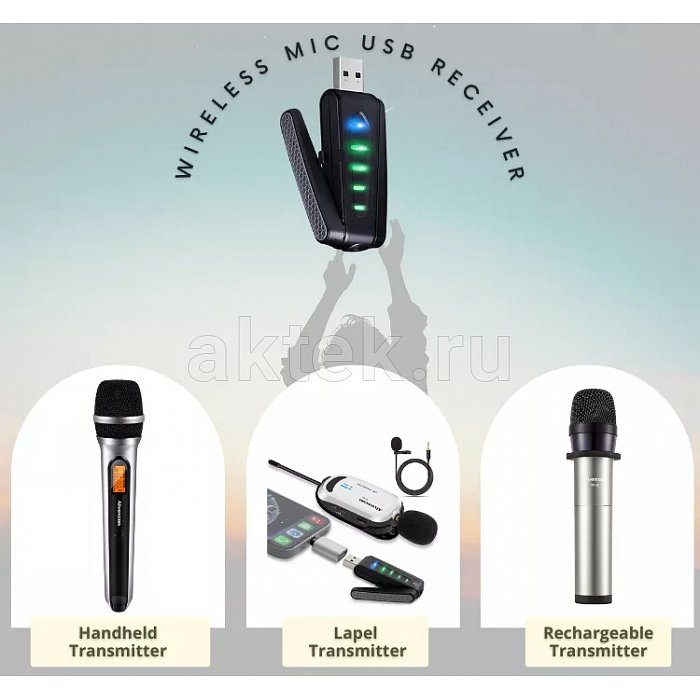 Радиосистема USB SkyDisco MIC-WL201 2