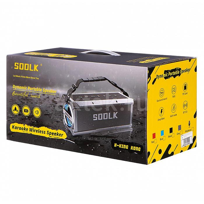 Портативная караоке-колонка с двумя микрофонами SODLK T200PLUS 5