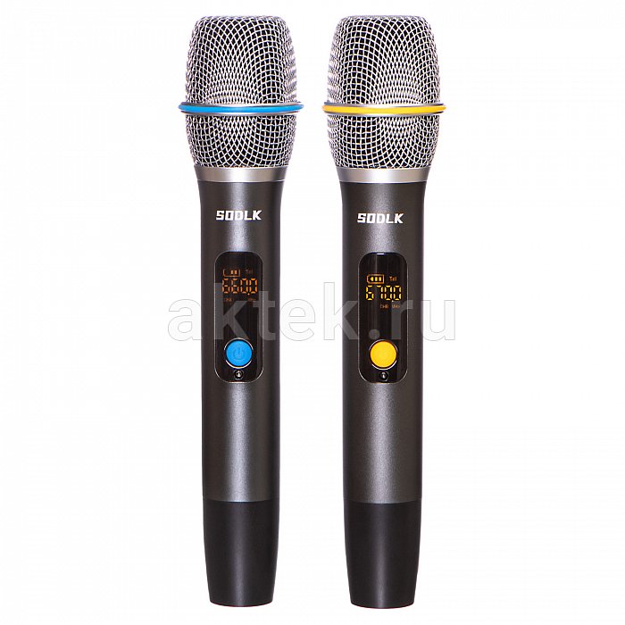 Портативная караоке-колонка с двумя микрофонами SODLK T200PLUS 8