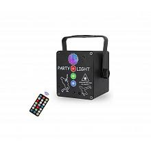 Лазерная цветомузыка на аккумуляторе SkyDisco Laser Cube RGB
