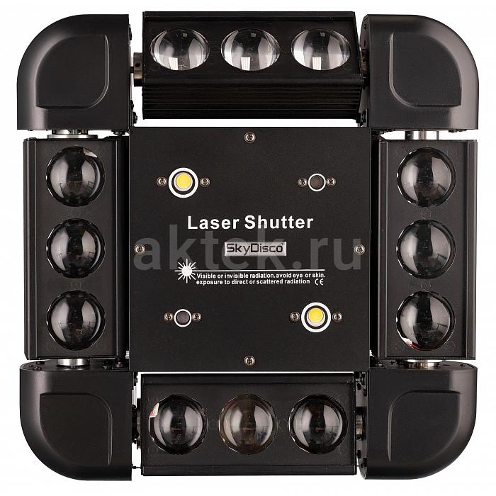 Моторизированная цветомузыка для дискотек SkyDisco Spider 80 3