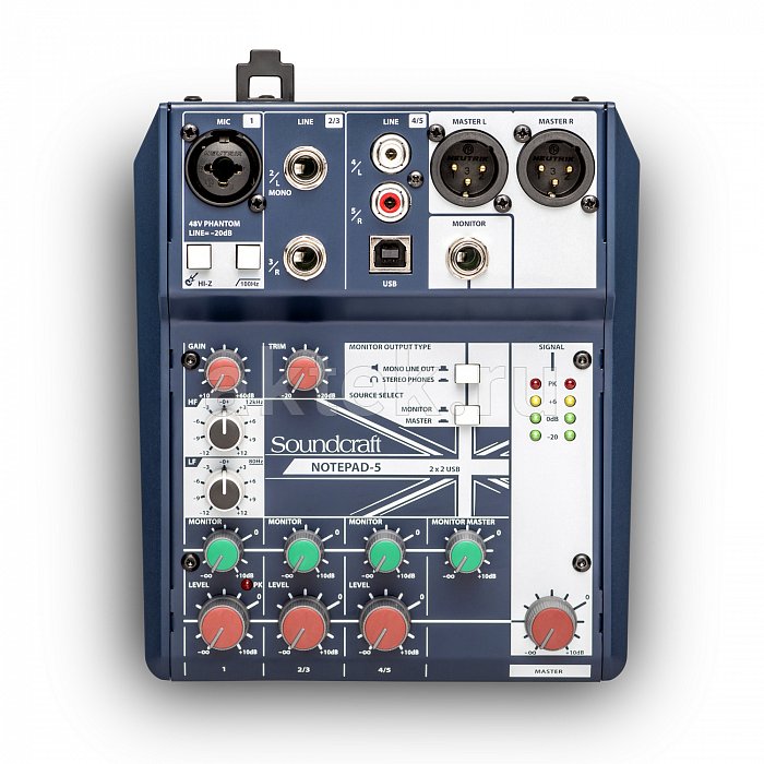 Микшер аналоговый SOUNDCRAFT Notepad-5 2