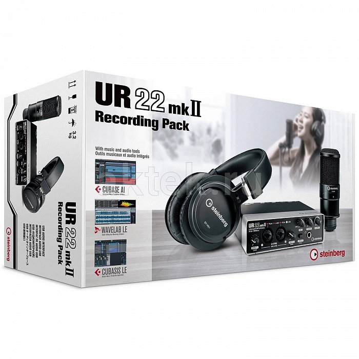Аудиоинтерфейс STEINBERG UR22MKII Recording Pack 2