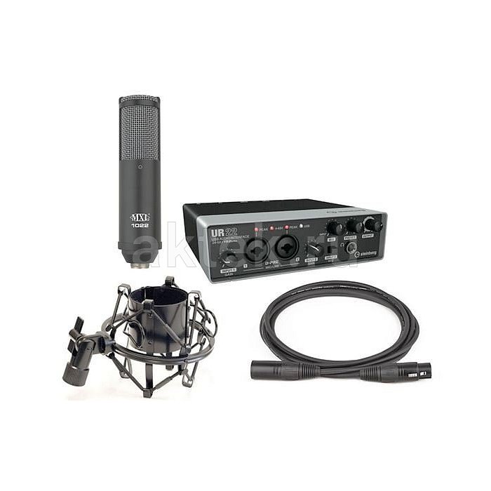 Аудиоинтерфейс STEINBERG UR22MKII Recording Pack 3