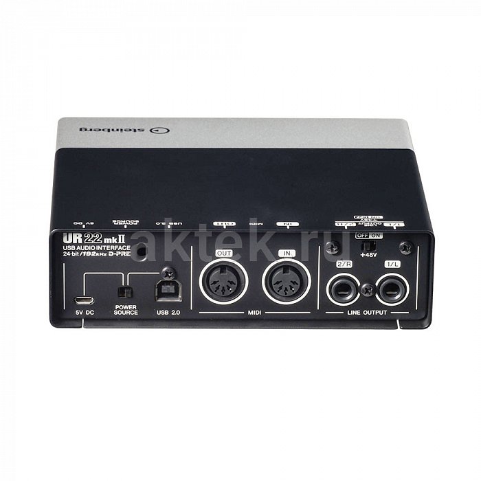 Аудиоинтерфейс STEINBERG UR22MKII Recording Pack 4