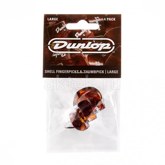 Dunlop 9020TP Plastic Fingerpick 4Pack медиаторы-когти, жёсткие, 4 шт
