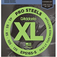 D'Addario EPS165-5 струны для 5-струнной бас-гитары, 45-135
