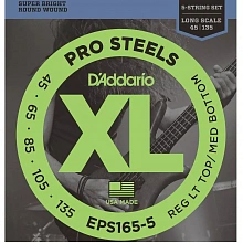D'Addario EPS165-5 струны для 5-струнной бас-гитары, 45-135