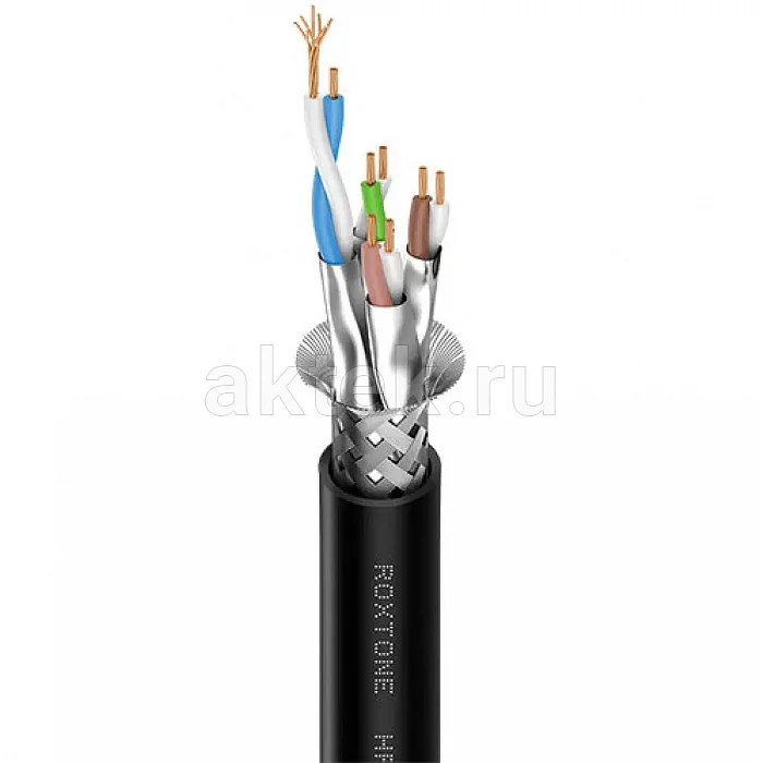 ROXTONE HFC6AP/100 сетевой кабель S/FTP, CAT6a, 100 м