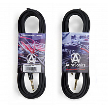 AuraSonics J63J63TRSG-3BK балансный кабель 1/4" Jack TRS 6,3 мм - 1/4"