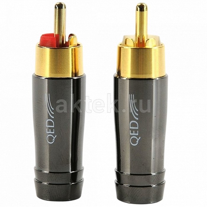 RCA-разъёмы QED QE6120+QE6122 2 пары