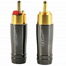 RCA-разъёмы QED QE6120+QE6122 2 пары