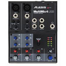 Четырехканальный микшер ALESIS MULTIMIX 4 USB FX