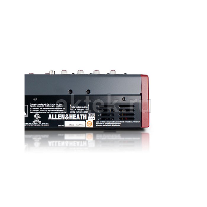 Микшер начального уровня Allen&Heath ZED10FX 3