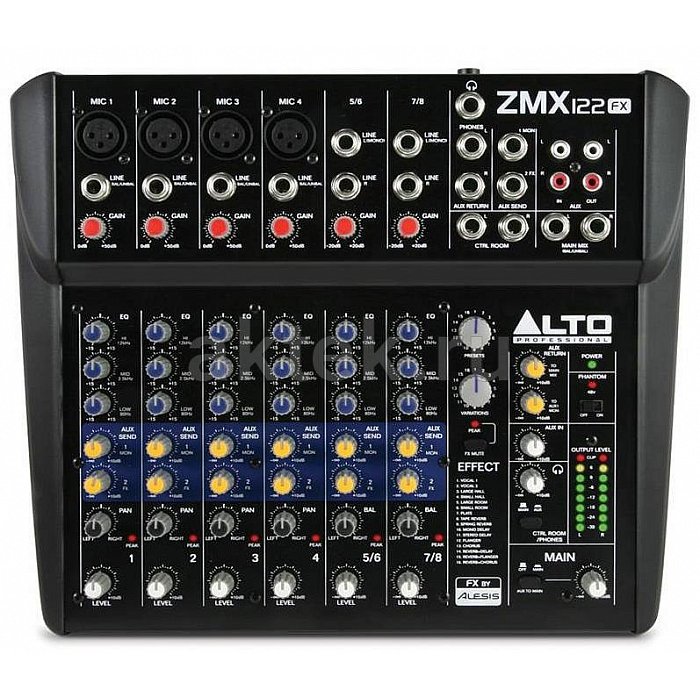 Микшерный пульт ALTO ZMX122FX с эффектами