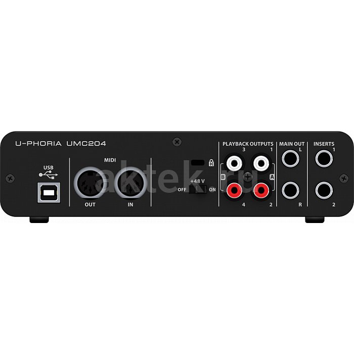 Аудио интерфейс Behringer UMC204 3