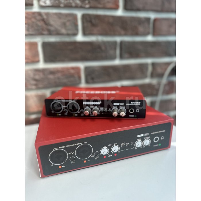 Аудиоинтерфейс FREEBOSS UC22 5