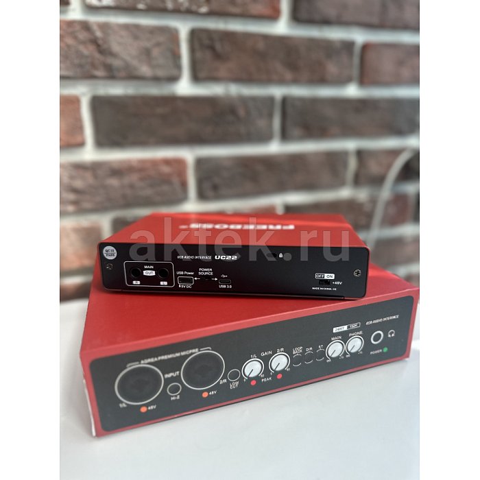 Аудиоинтерфейс FREEBOSS UC22 7